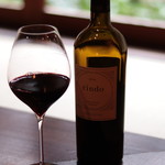 高台寺 和久傳 - 赤ボトル：rido 2014 KENZO ESTATE/NAPA 1.9