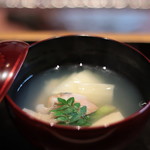 高台寺 和久傳 - 筍、蛤、白菜の椀