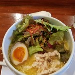 鶏白湯麺 蔭山 - 鶏白湯麺塩ソバ　880円