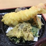 湯花楽北本店 お食事処 - 天ぷら。
旨し。