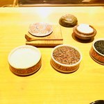 天麩羅　吉祥 - モンゴル、炭塩、イギリス、ヒマラヤ  のお塩