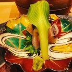 天麩羅　吉祥 - 10日間熟成させた金目鯛のお造り