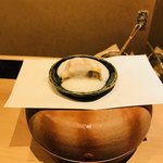 天麩羅　吉祥 - 蛤の出汁泡