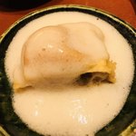 天麩羅　吉祥 - 蛤の出汁泡