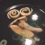 上村うなぎ屋 - デカい肝吸い(^^)