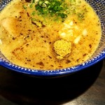 夢ノ弥 - 濃厚豚骨魚介三代目つけ麺にしました（750円）。