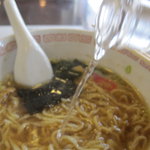 まつふじ - 酢を入れて