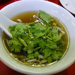 餃子の店 蘭州 - 〆にスープだけお願いした（2011.6）