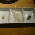 隠れ家焼肉dining あんじゅ - ウチモモ用薬味