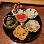 まつ瀬 - お通し 八寸