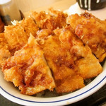Katsuya - チキンカツとから揚げの合い盛り丼