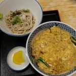 平野町 入福 - カツ丼とぶっかけそばミニ