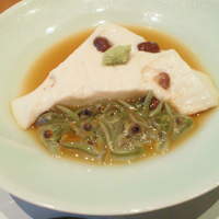 日本料理おばな - 先附　水無月豆腐　昼膳2000円