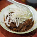 Motsuyaki Sanchou - 2018.3 はじっこの赤味噌煮（300円）