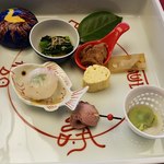 赤坂 にのまえ - 先付け：陶箱弁当