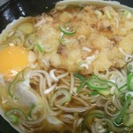 立喰 かめや - かめや　ゲソ天＆生卵そば