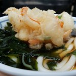 加賀 - かき揚げ＋わかめうどん