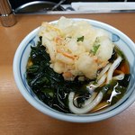 加賀 - 上空からかき揚げ＋わかめ