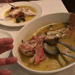 ナポリ、アマルフィ料理 Ti picchio - 30㎝近い大きなカサゴ