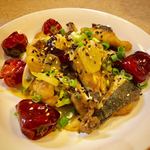 ゆたか - 鯵の青山椒唐辛子炒め