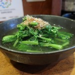 やきとり 正や - 菜の花の煮浸し