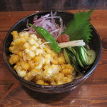 東京うどん 一将 - 霰（あられ）/大盛り￥1,100