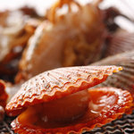 居酒屋 まことや - 貝焼（炭火焼）