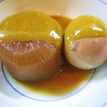 手打うどん かとう - 大根・玉子（からし味噌）