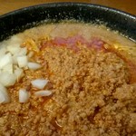 麺's 冨志 - 「W」にするとひき肉餡が2倍！！