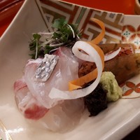 赤坂 菊乃井 - 明石天然鯛 金目鯛 山葵 水前寺海苔