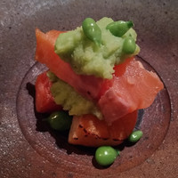 日本料理 楮山 - サクラマスの燻製