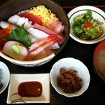 海鮮処森田 - 海鮮ちらし丼 1,000円