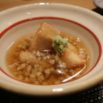 四季彩 葉月 - 里芋の唐揚げ 蕎麦の実あんかけ