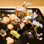 銀座 しのはら - 桜八寸