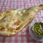 インド・ネパールレストラン　プルニマ - 日替わりセットの日替わりカレー（ほうれん草マトン）