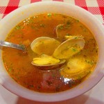 ビストロ アオキ - アサリ入りミネストローネ