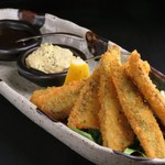 Fluffy! Fried horse mackerel ~ served with homemade tartar sauce ~