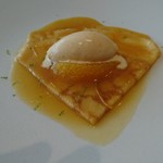 ル・グリル ドミニク・ブシェ カナザワ - クレープとバニラアイス