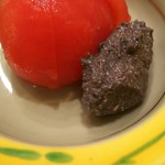 築地寿司清 - フルーツトマトを練りごまで