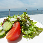 BEACH-BUM - サラダもサービスして頂いちゃった。ありがとうございます！