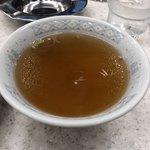 中華 三富 - スープはやや薄め。