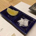 天ぷら 小泉 - レモン塩