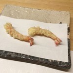 天ぷら 小泉 - 海老２