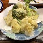 野鳥 都 - 山菜の天ぷら