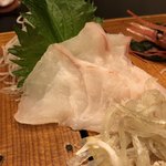 活魚・鍋料理 風車 - クエ刺身