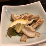 活魚・鍋料理 風車 - クエの胃袋バター焼き