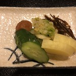 活魚・鍋料理 風車 - お漬物