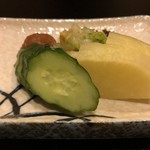 活魚・鍋料理 風車 - お漬物