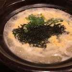 活魚・鍋料理 風車 - 雑炊