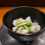 煮干し豚骨らーめん専門店 六郷 - 水餃子